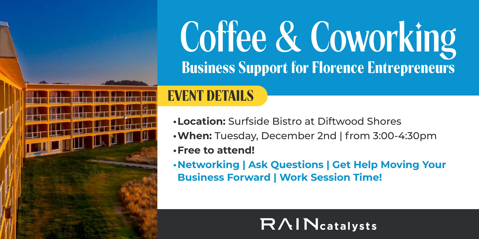 Coffee and Coworking Business Support for Entrepreneurs